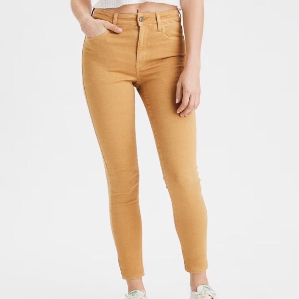 American Eagle Next Level Stretch Hi-Rise Joggers Crop Jeans (12)